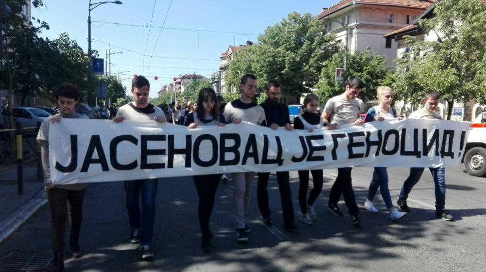 Protest studenata zbog Jasenovca