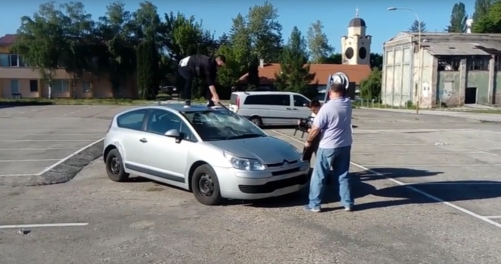 Razlupao auto zbog Tamare Đurić! (VIDEO)