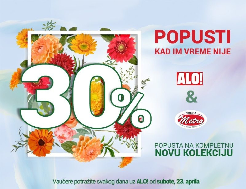 Novi popusti na Metro obuću!