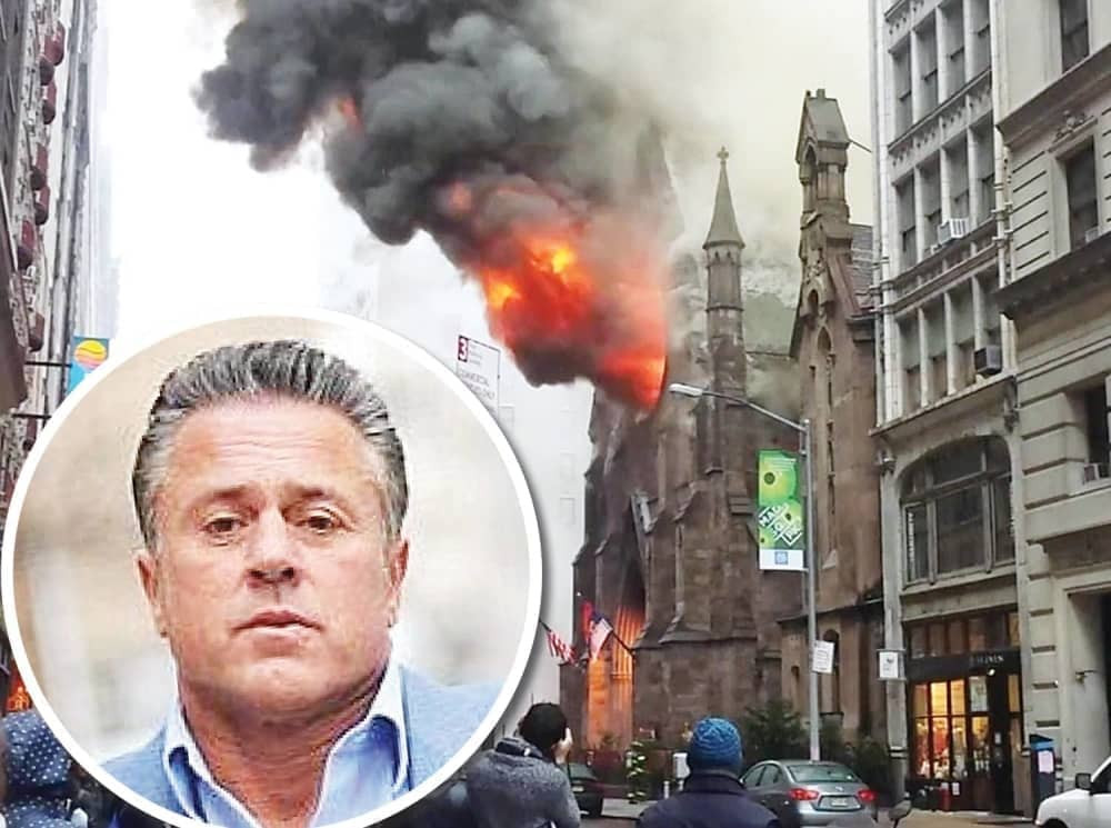 Alite zapalio krov Crkve Svetog Save