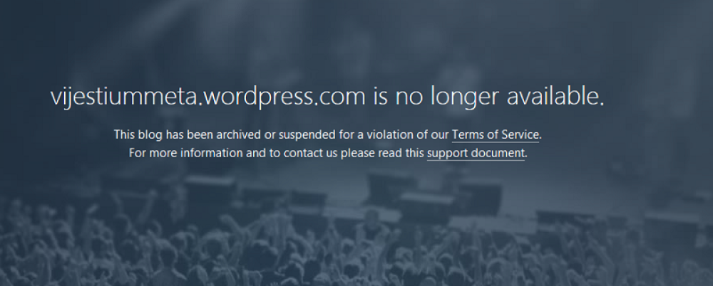 Blokiran portal koji je veličao IS