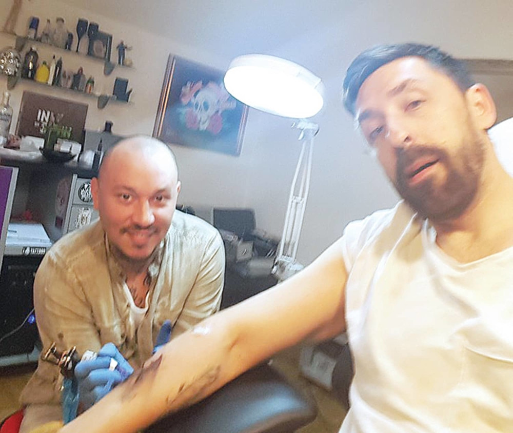 Ognjen Amidžić istetovirao sidro