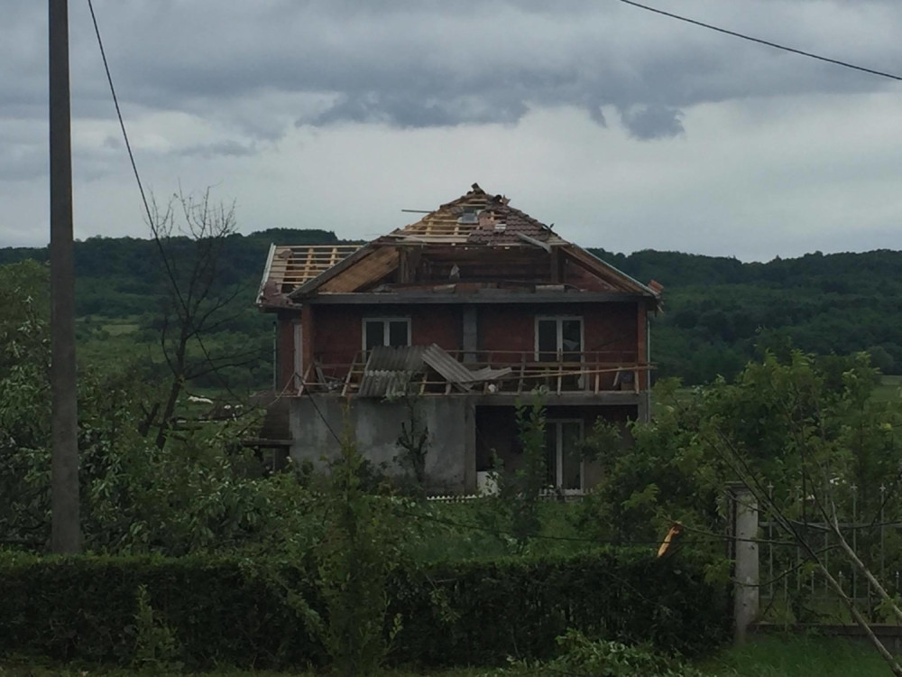 Pustoš posle tornada u Jagodini (FOTO i VIDEO)