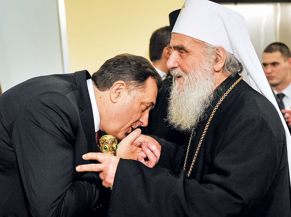 Dodik gura Grigorija za mitropolita!