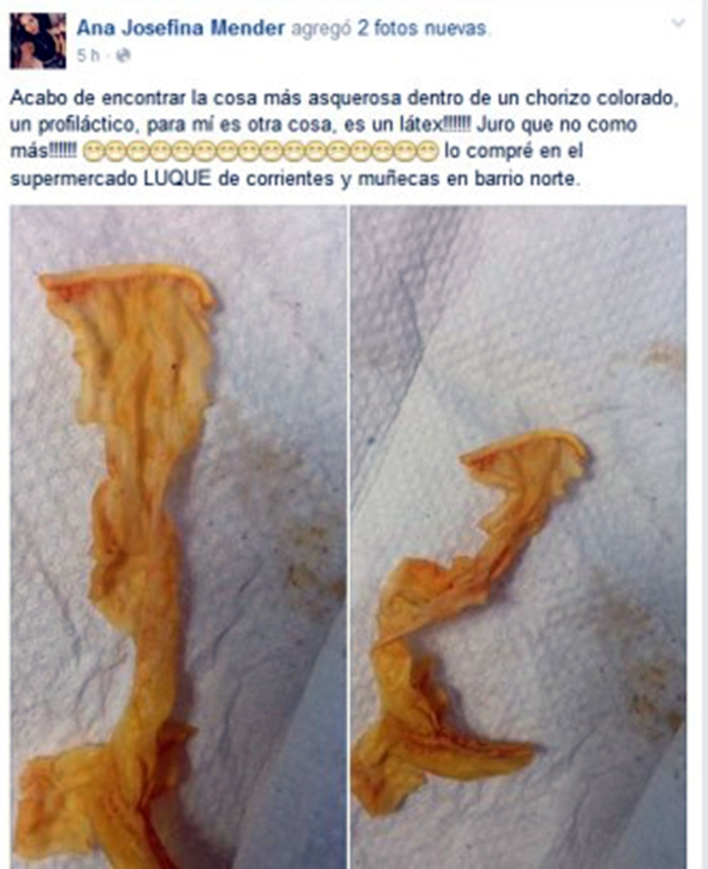 Našla kondom u kobasici