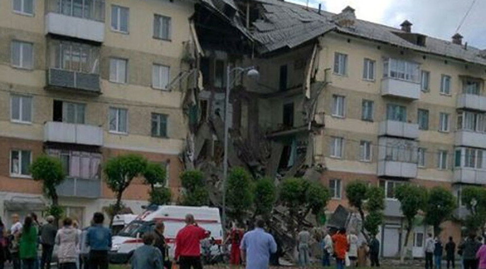 Srušila se zgrada u Sibiru