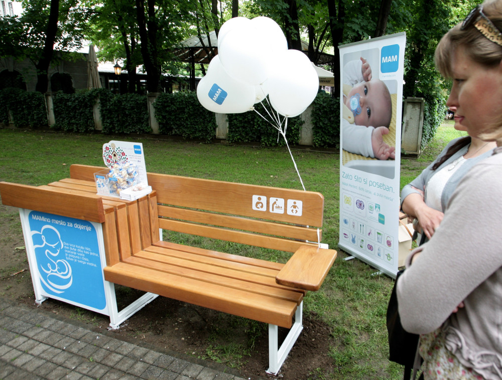 Beograd dobio klupu za dojenje