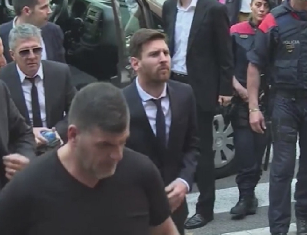 Mesi stiže na suđenje (VIDEO)