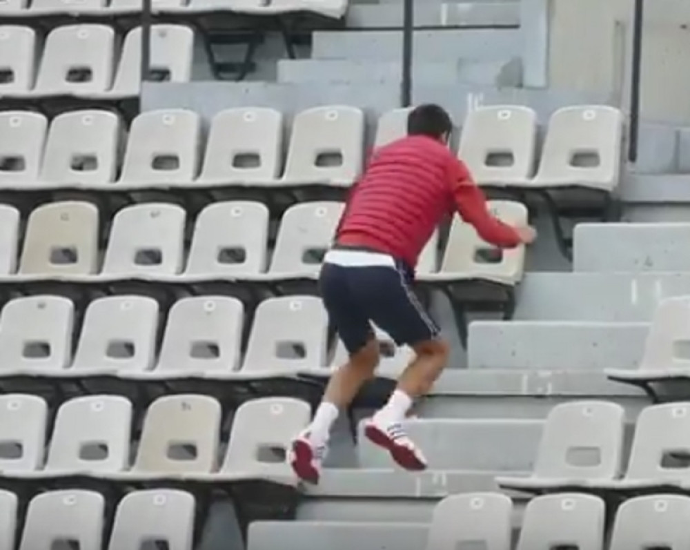 Ovako se Nole sprema za finale (VIDEO)