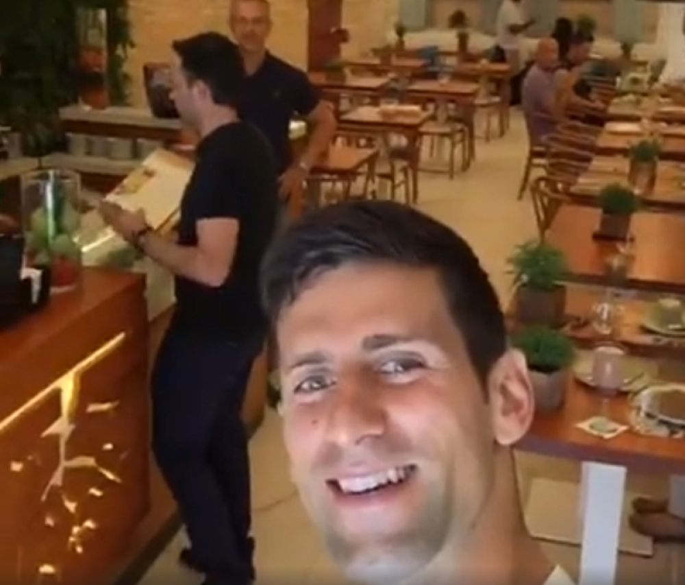 Nole pokazao restoran u Monaku (VIDEO)