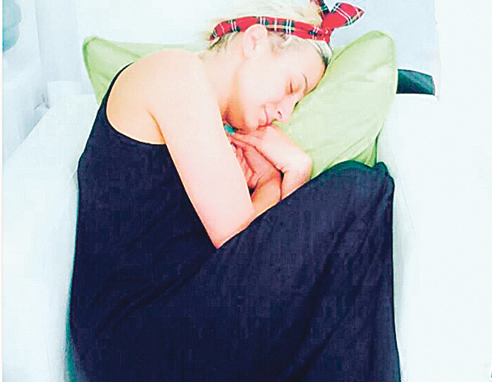 Dušica zaspala pred snimanje!