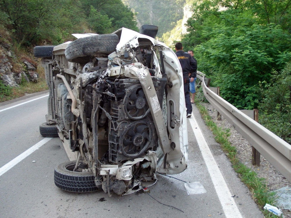 Teška nesreća u Sićevačkoj klisuri (FOTO)