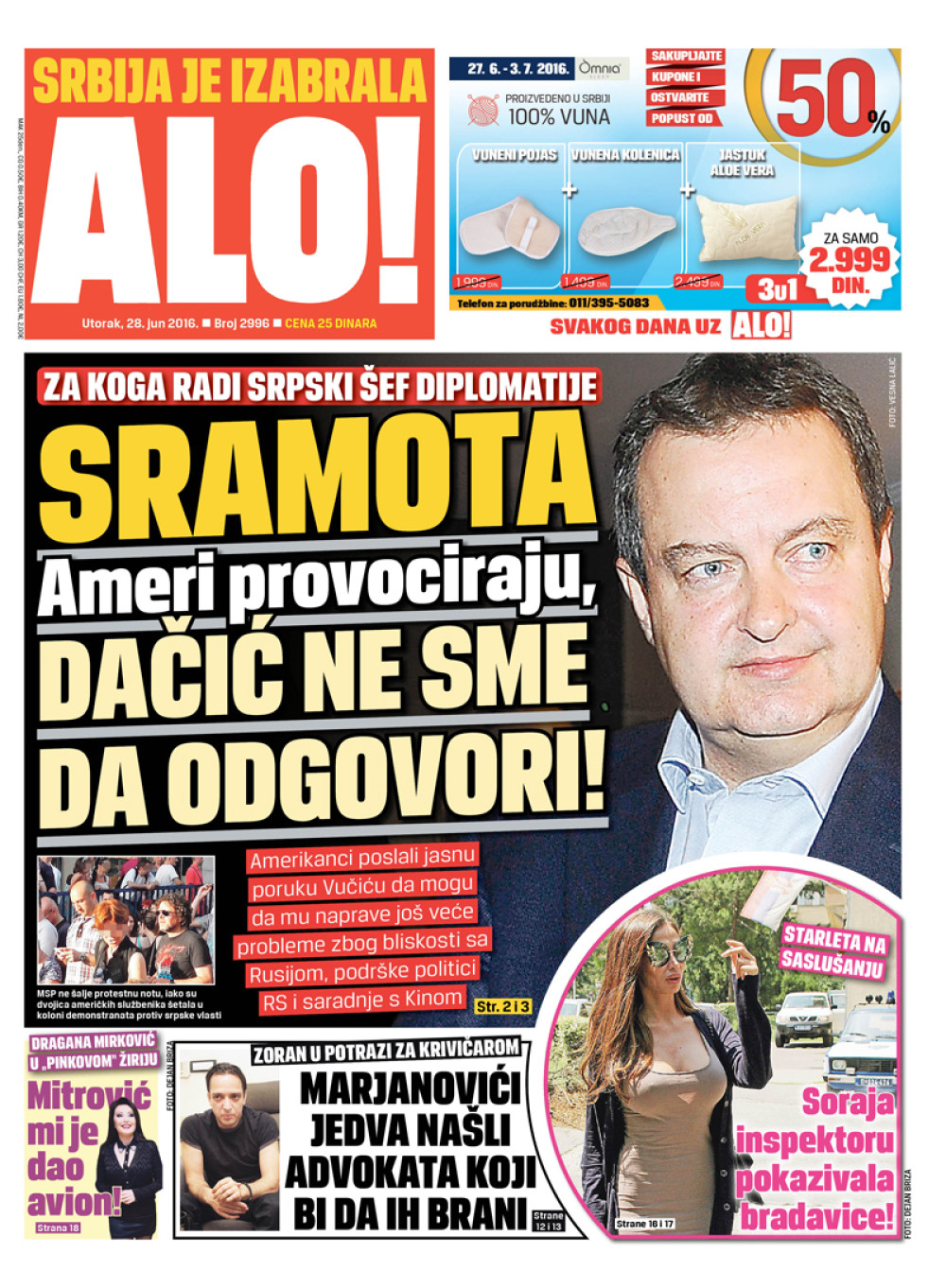 Naslovna za: 28.6.2016