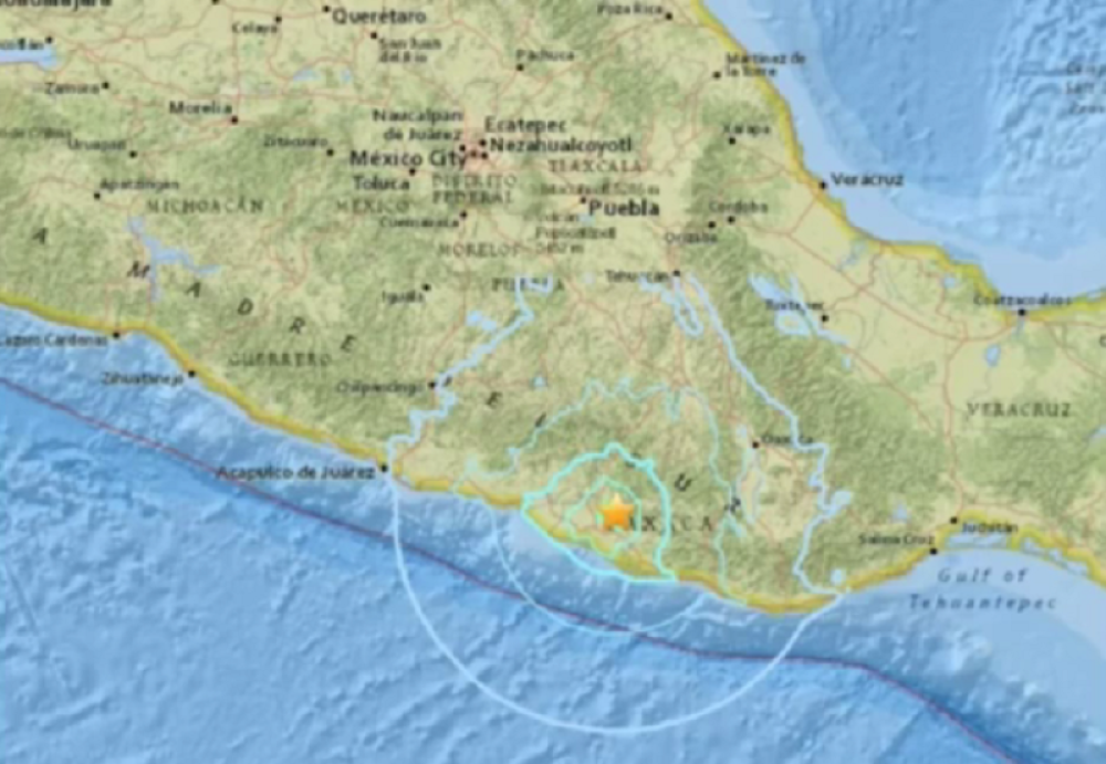 Jak zemljotres na obali Pacifika