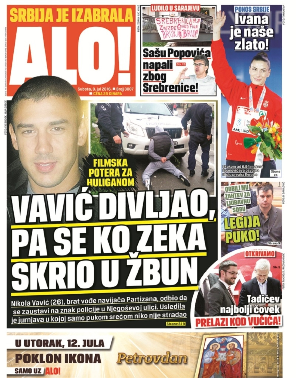 Naslovna za: 9.7.2016