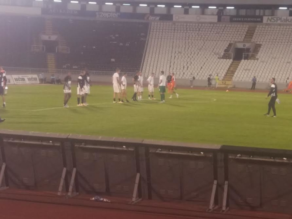 Fudbaleri Partizana nakon meča odradili trening