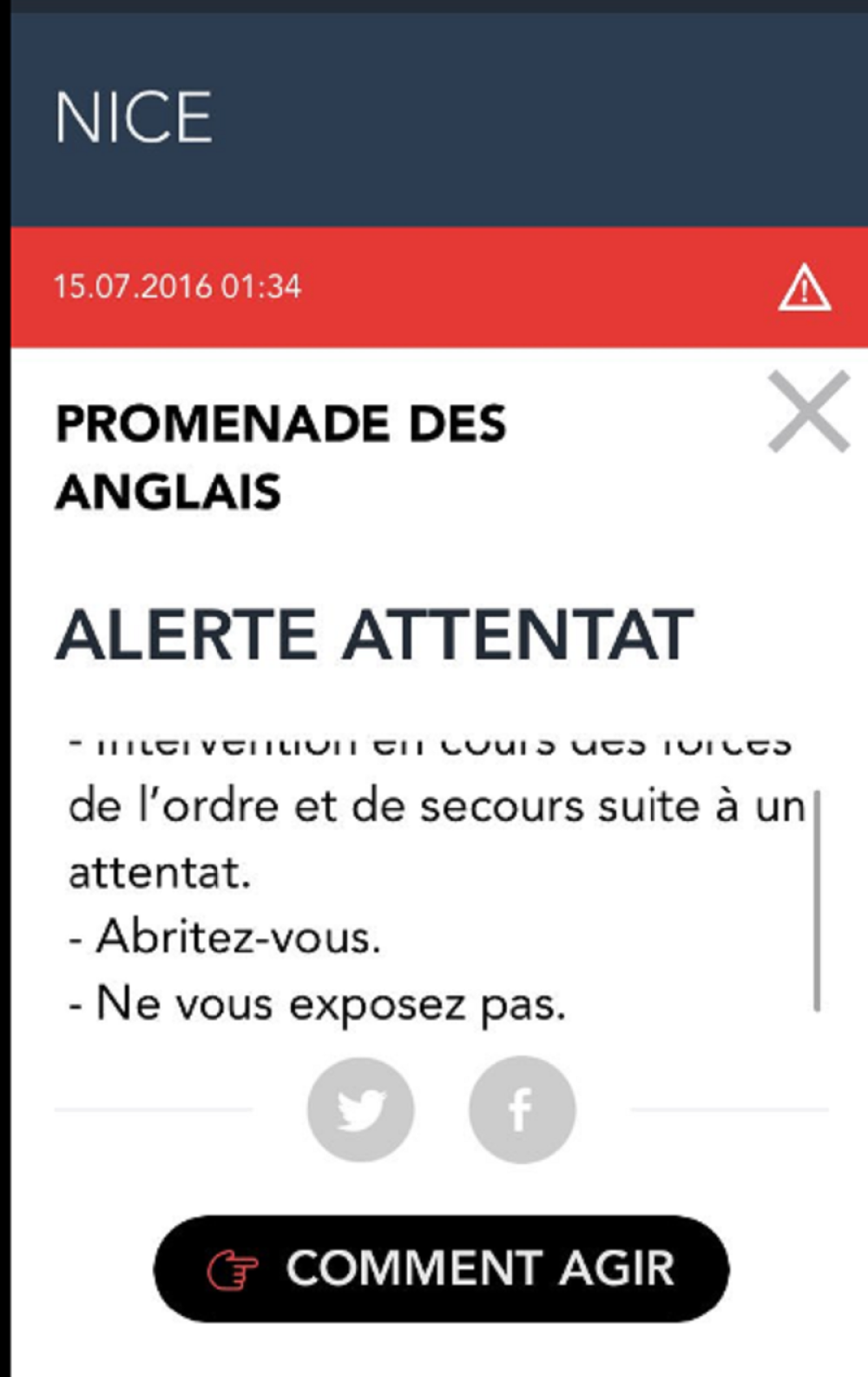 Aplikacija objavila uzbunu posle dva sata!