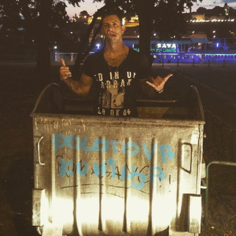 Filip završio u kontejneru