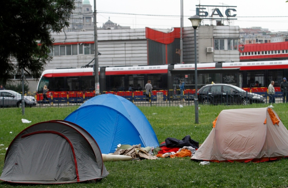 Migranti štrajkuju glađu u Beogradu