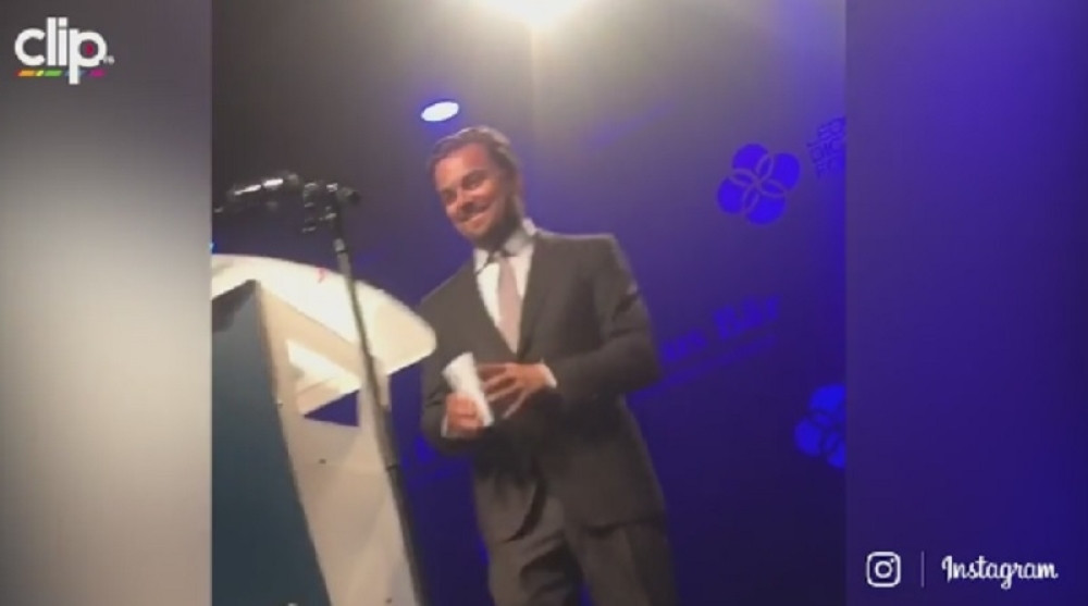 Kad se na sceni nađu Švarceneger i Dikaprio (VIDEO+FOTO)