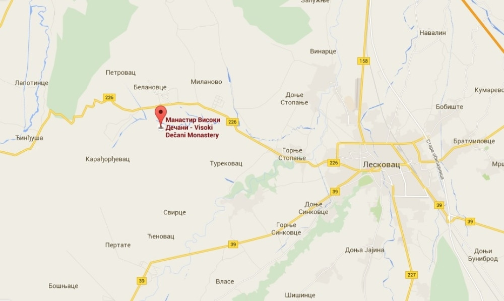 Gugl "preselio" Visoke Dečane (FOTO)