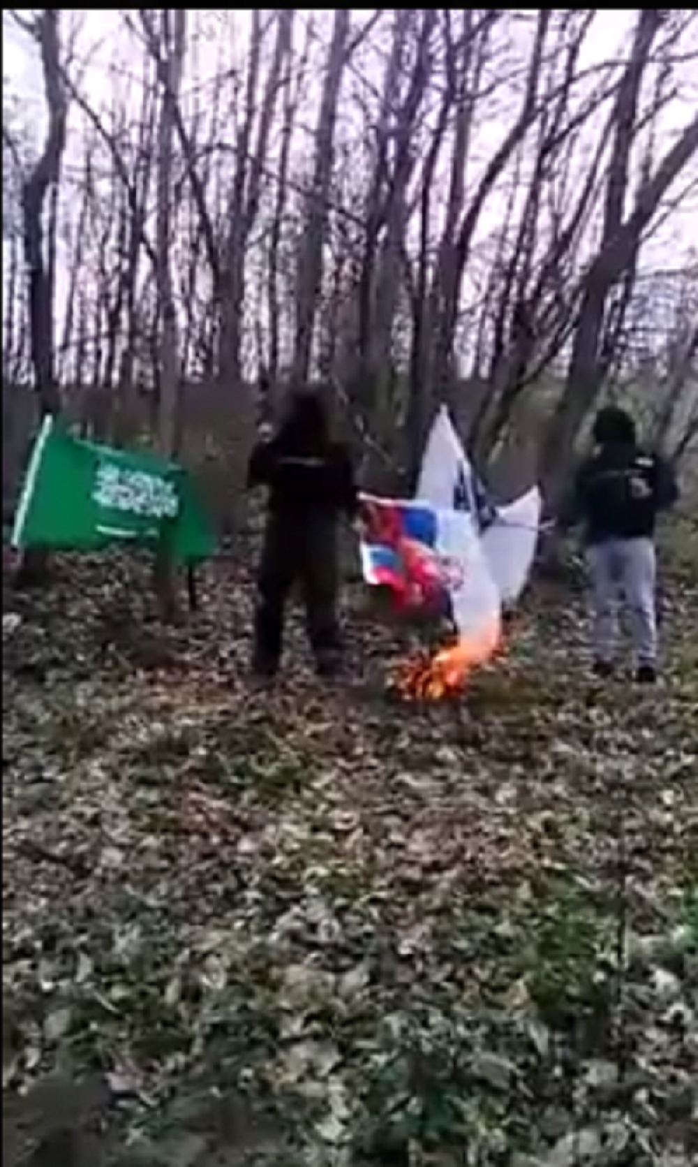 Osuđujemo paljenje srpske zastave