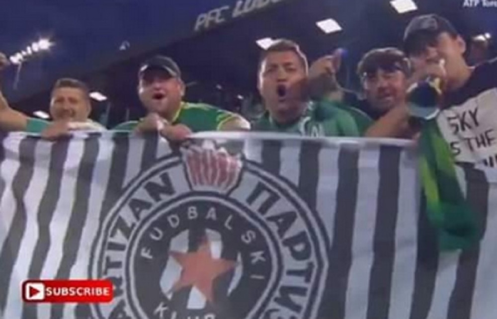 Bugari mahali zastavom Partizana (FOTO)