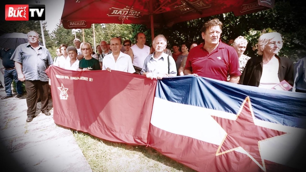 "Ustaše" pravile incidente, partizani pevali (VIDEO)