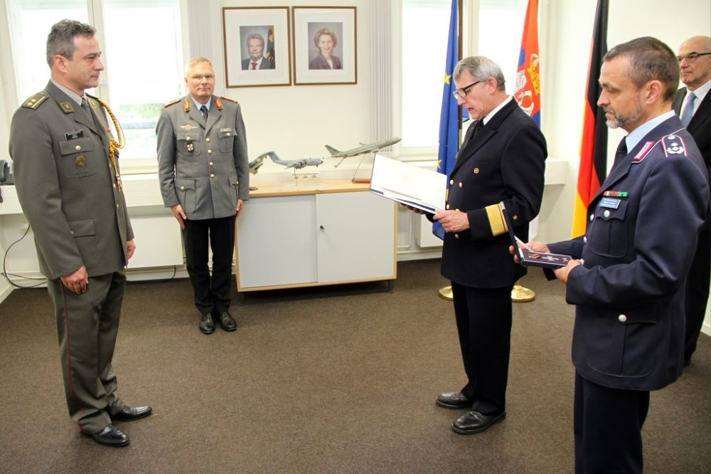 Nemačko odlikovanje za srpskog oficira