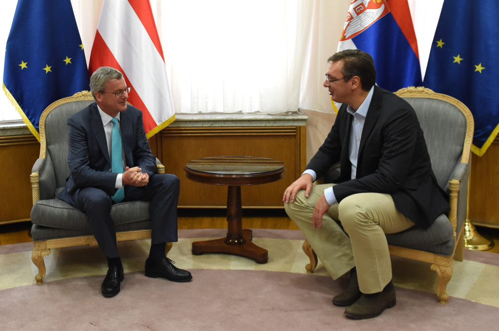 Vučić s ambasadorom Austrije (FOTO)