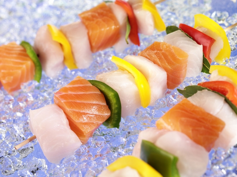 Ražnjići od lososa!