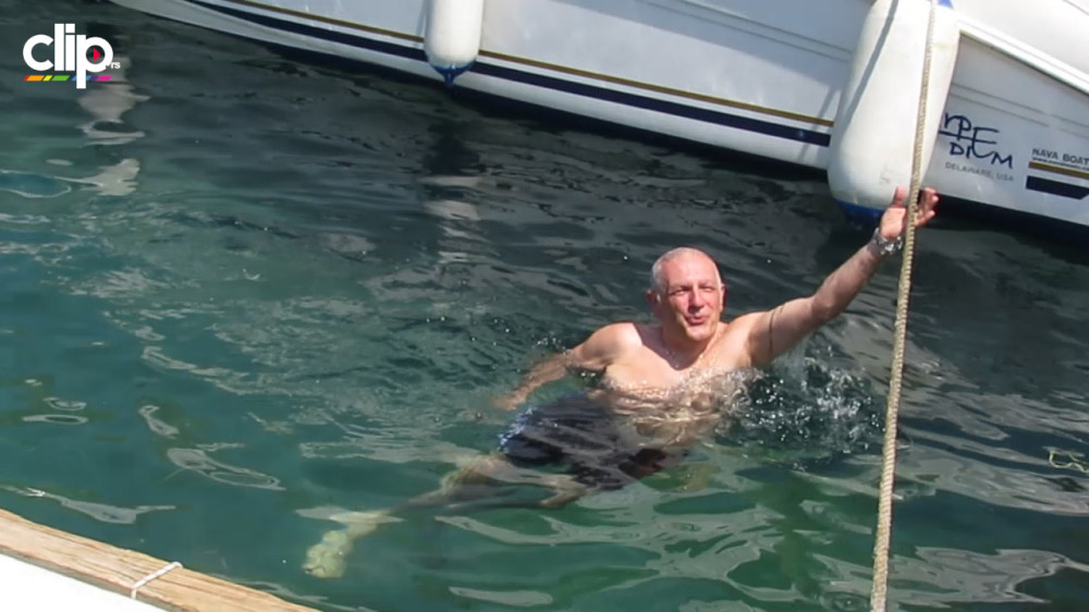 Željko na pjenu od mora (VIDEO)