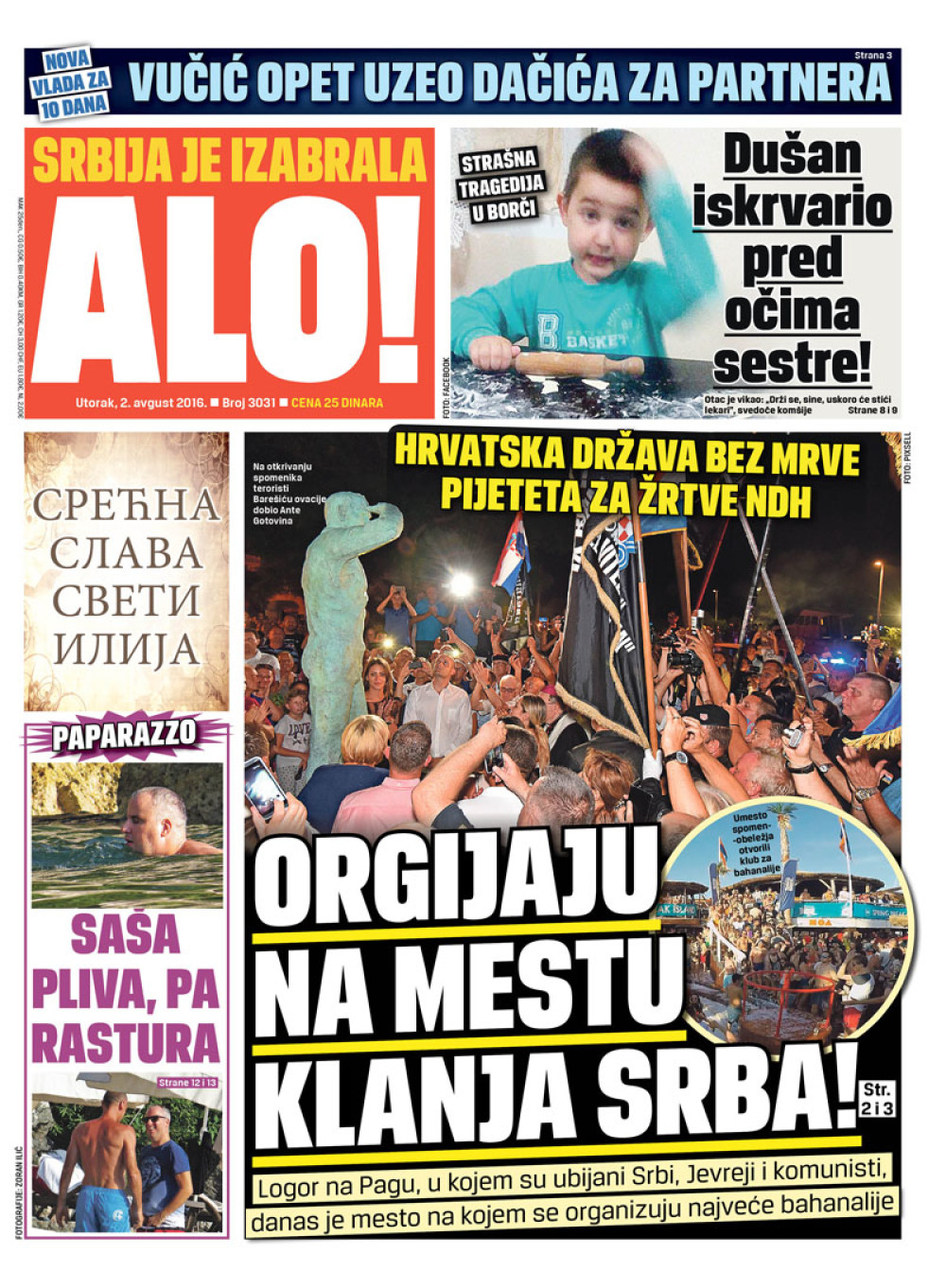 Naslovna za: 2.8.2016