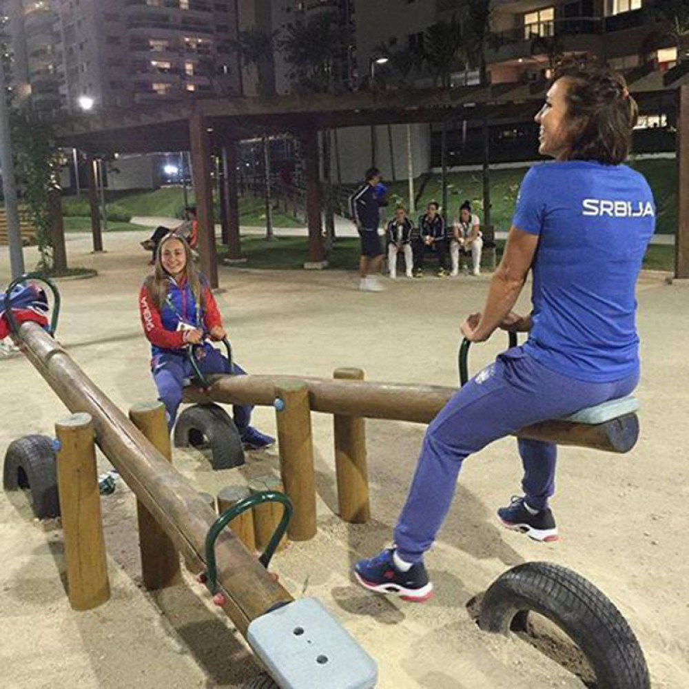 Jeca i Aleksandra podetinjile u Riju (FOTO)