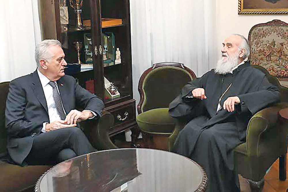 Patrijarh i Tomislav Nikolić doputovali u Banjaluku