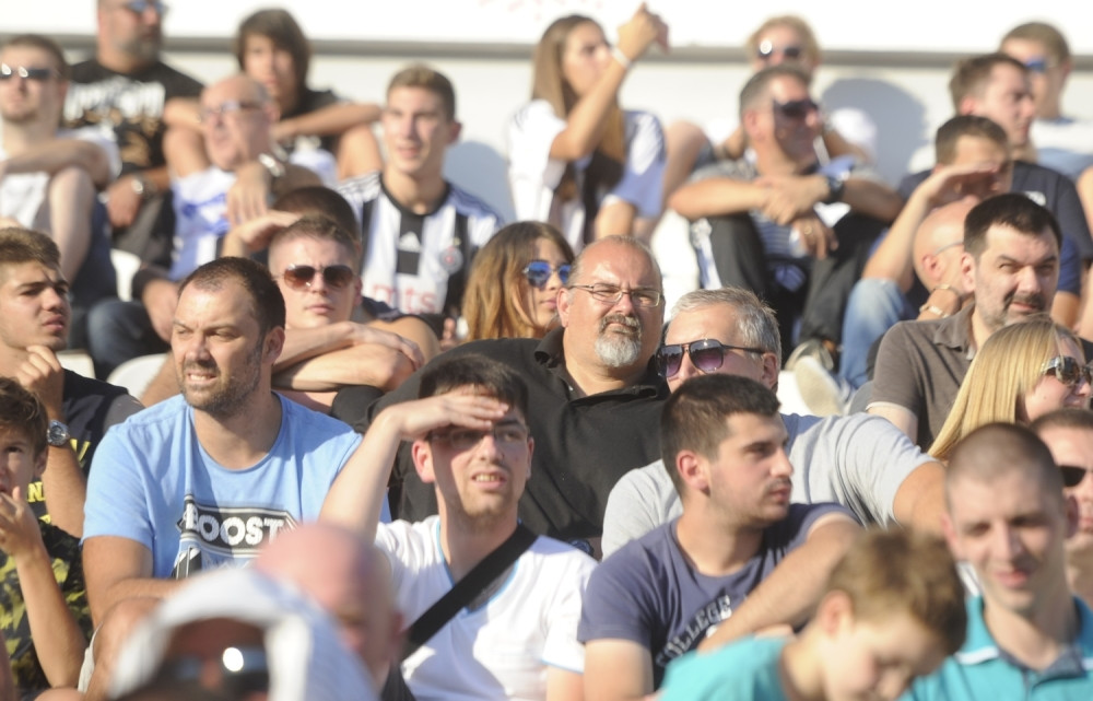 Džikić bodrio Partizan protiv Čuke (FOTO)
