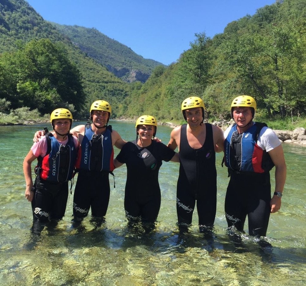 Kolinda otišla na rafting (FOTO)