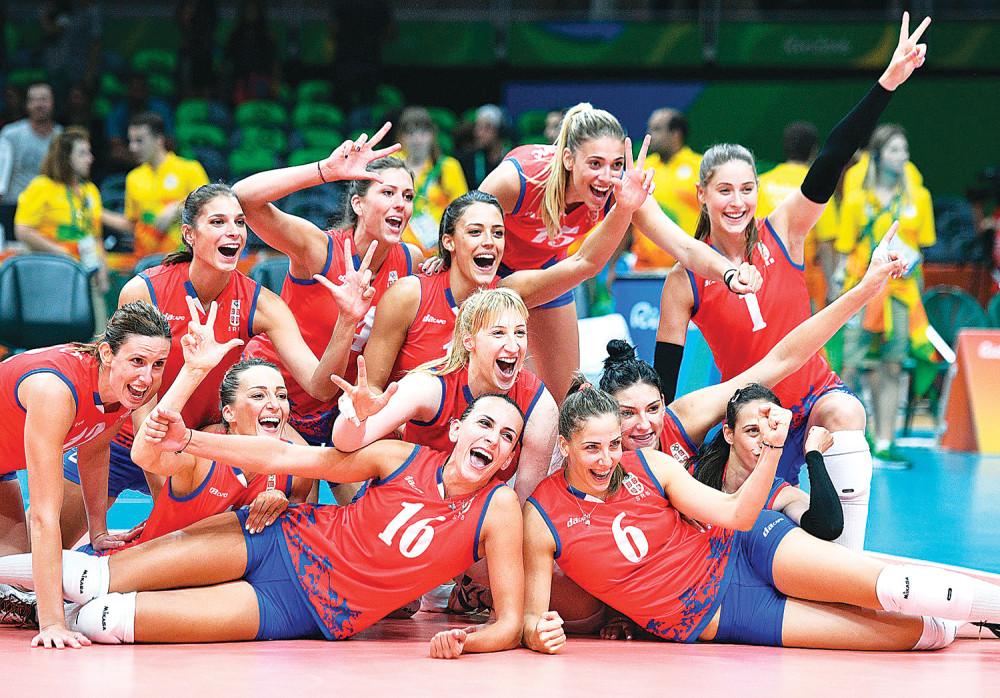 Odbojkašice Srbije treće na rang listi