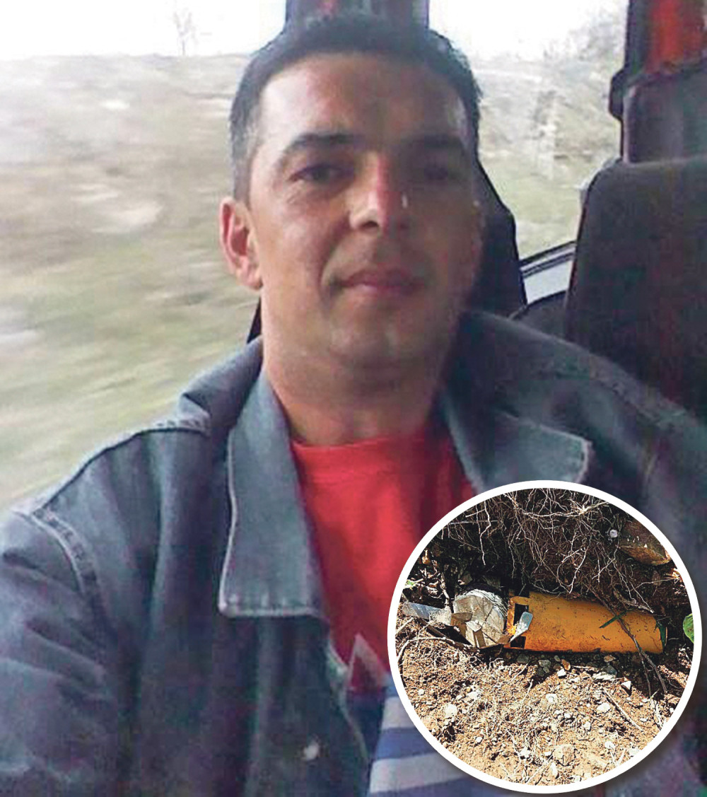 Mladen je podigao busen trave, a onda je bomba eksplodirala