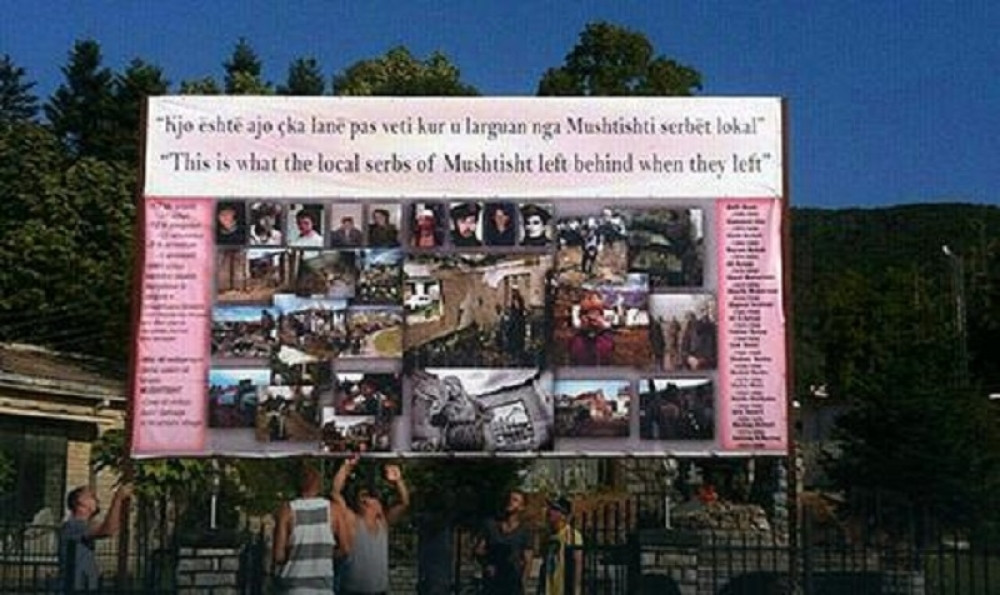 Bilbordi kod Suve Reke raspiruju međunacionalnu mržnju