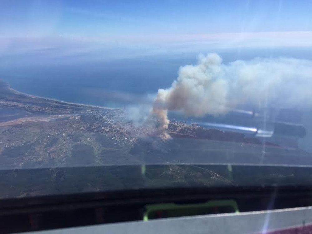 Veliki požar u Ulcinju! (FOTO i VIDEO)