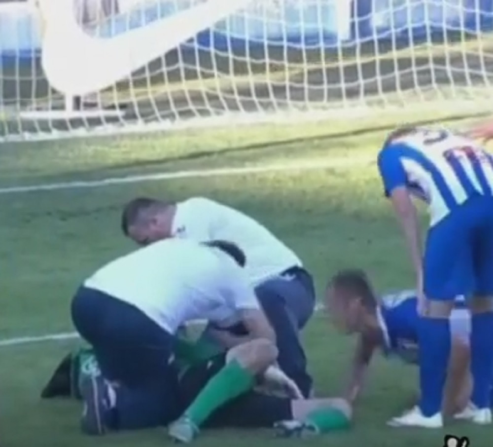 Mladen Živković, čuvar mreže Napretka iz Kruševca, ponovo završio u bolnici