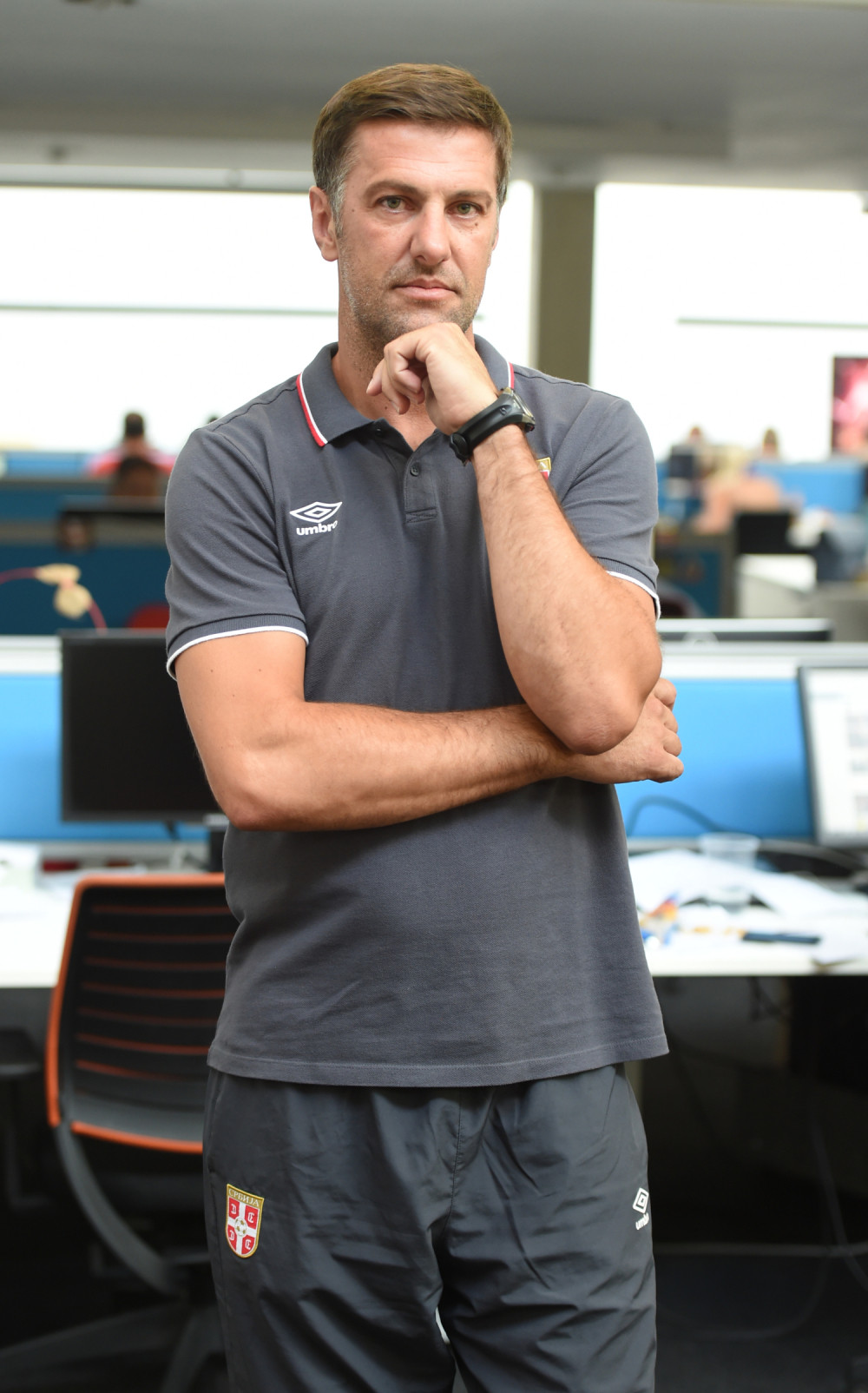 Krstajić posetio redakciju "Alo!" pred kvalifikacije (FOTO GALERIJA)