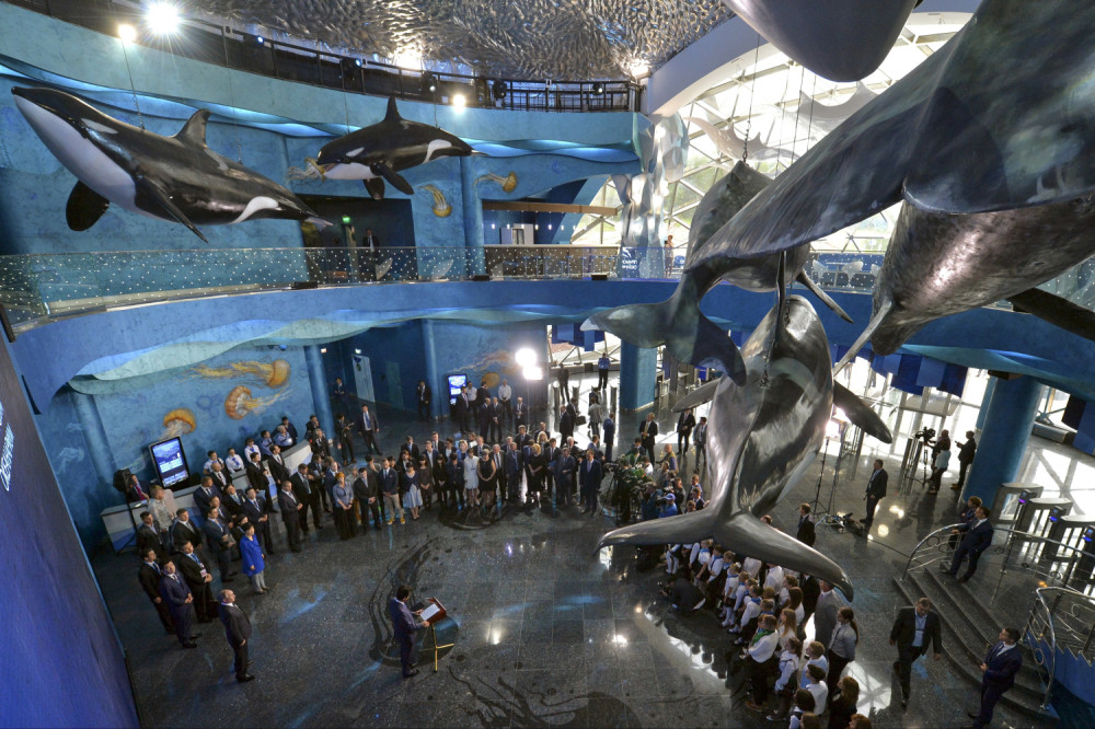 Putin otvorio akvarijum sa 25.000 tona vode!