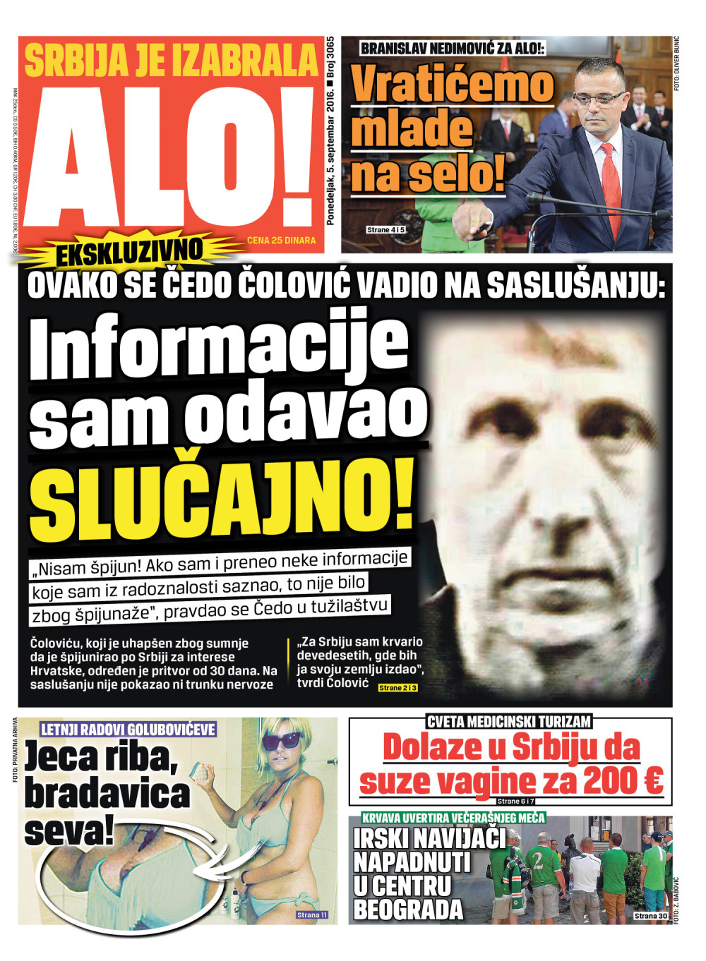 Naslovna za: 5.9.2016