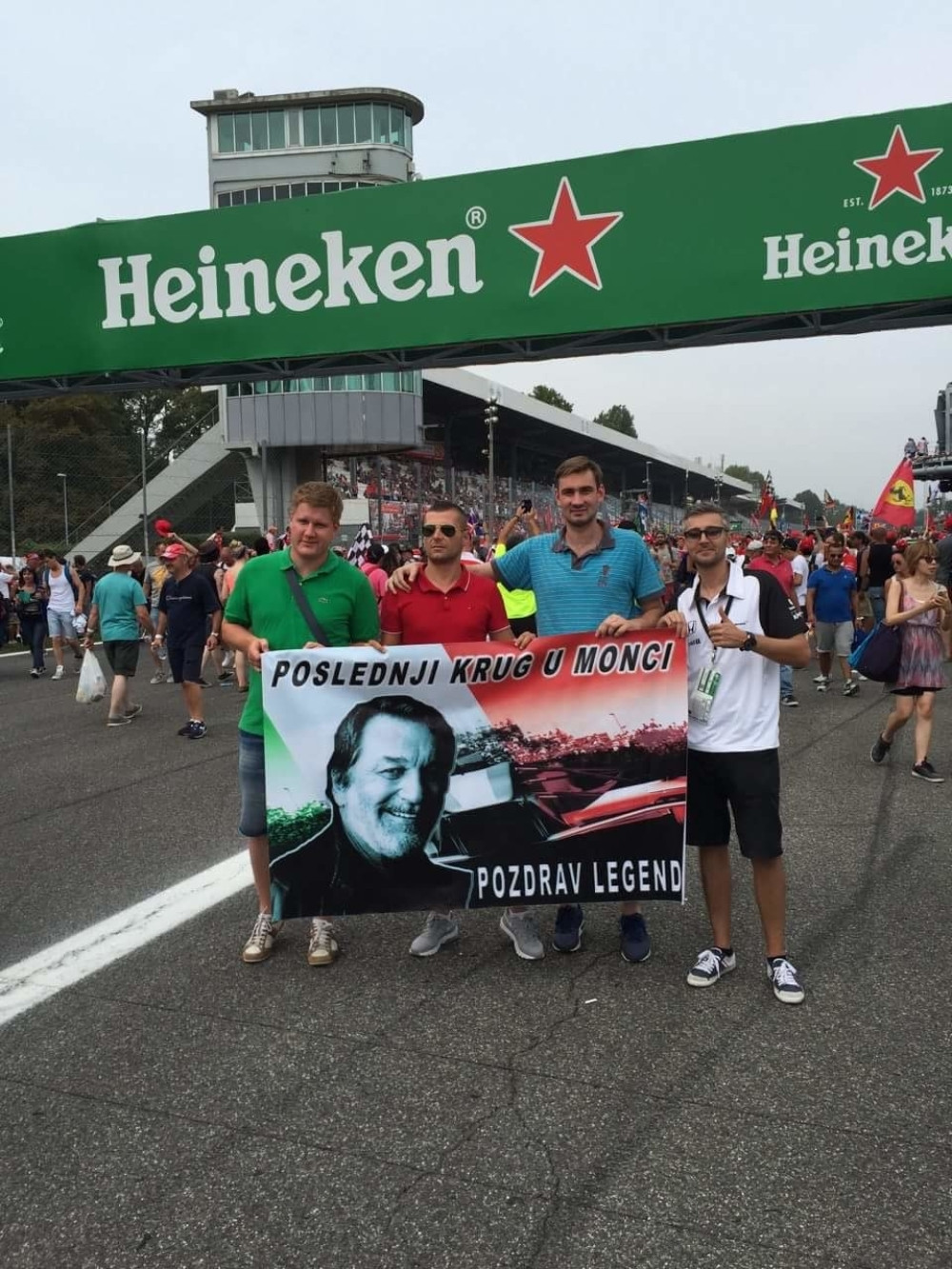 Gaga Nikolić odvozao poslednji krug u Monci