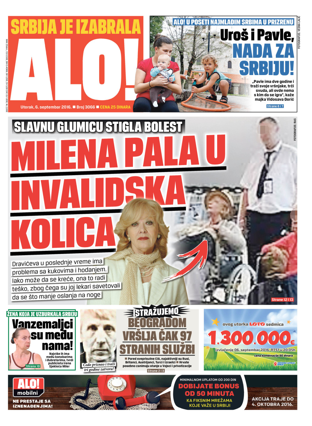 Naslovna za: 6.9.2016