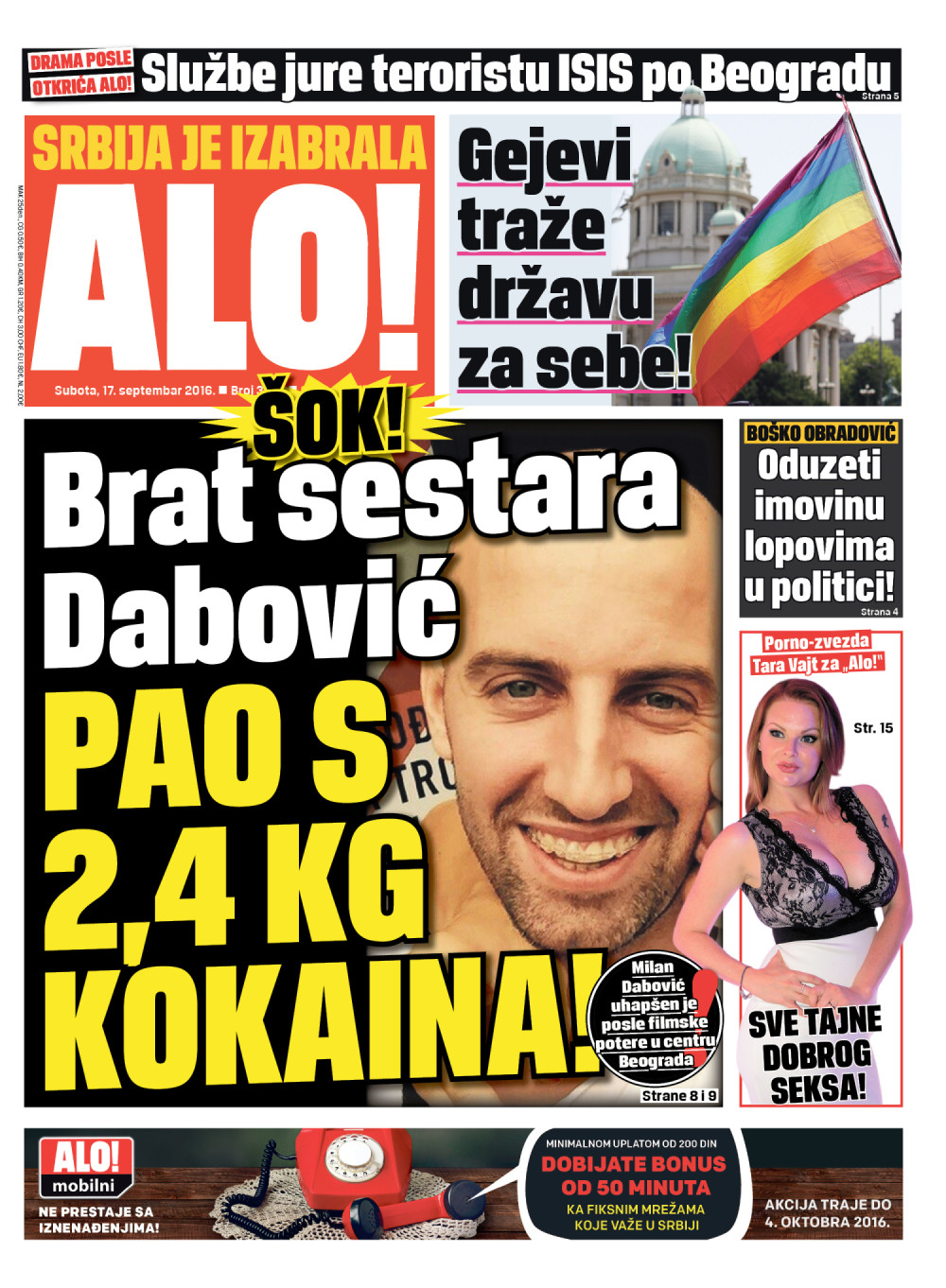 Naslovna za: 17.9.2016