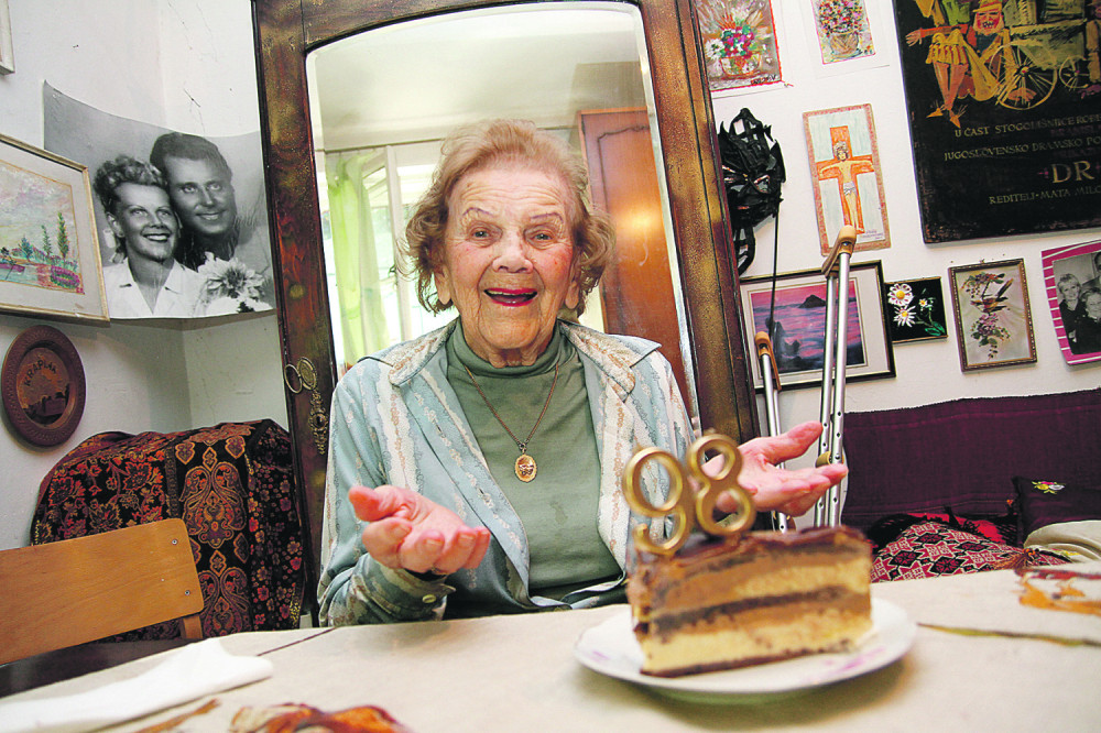 Branka: Dočekaću i stotu godinu! (VIDEO)