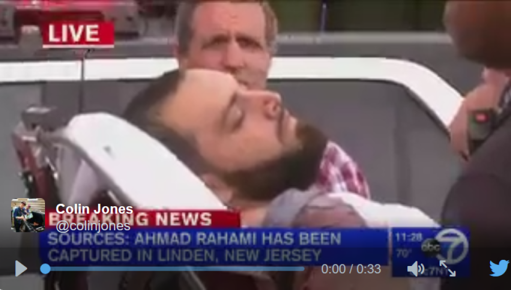 Ranjen i uhapšen bombaš iz Nju Džersija! (VIDEO)